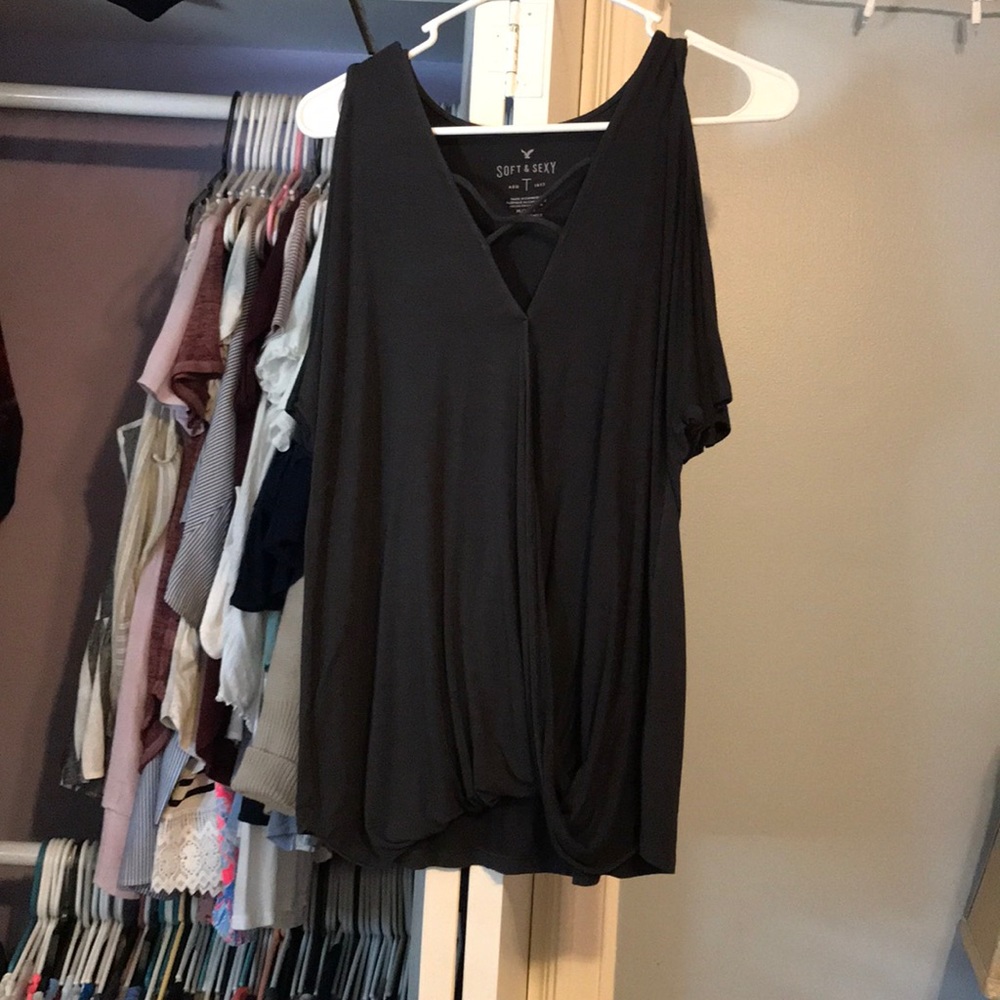 black shirt